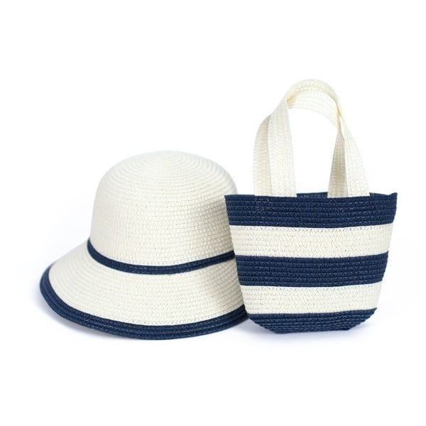 Set plážového klobúka a tašky Art of Polo Zebra