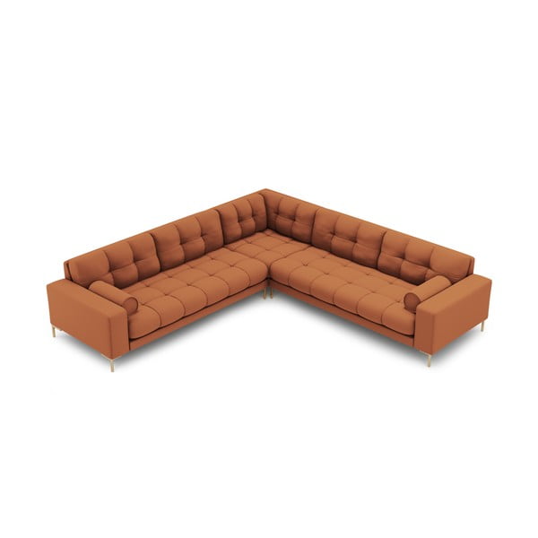 Rohová variabilná pohovka v tehlovej farbe Bali – Cosmopolitan Design-image-3