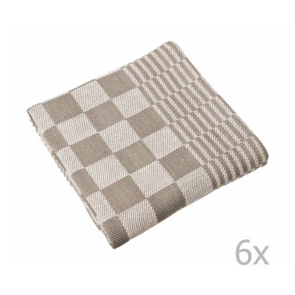 Bavlnené utierky v súprave 6 ks 65x65 cm Mineur – Tiseco Home Studio-image-1