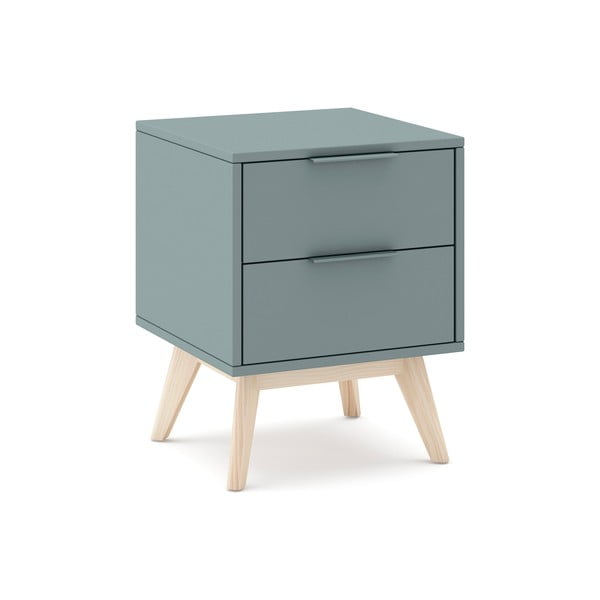 Nočný stolík sivozelený Pisco – Marckeric-image-4