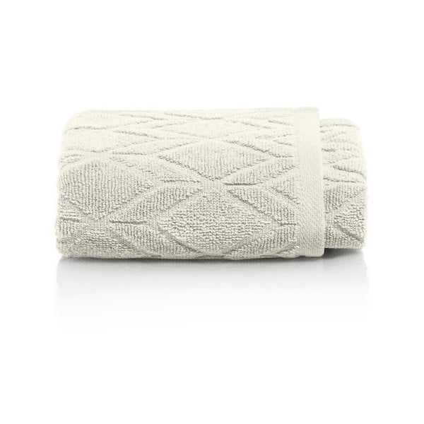 Sivobéžový bavlnený uterák Maison Carezza Venezia, 50 × 70 cm