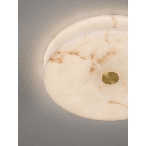 Krémovobiele/v mosadznej farbe LED stropné svietidlo v dekore kameňa so stmievačom Serita – Nova Luce-image-2