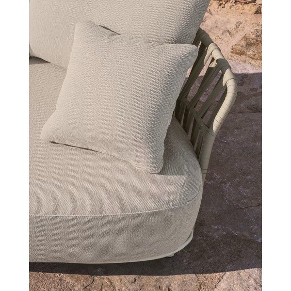 Béžová/taupe záhradná modulárna pohovka 170 cm Osani – Kave Home-image-3