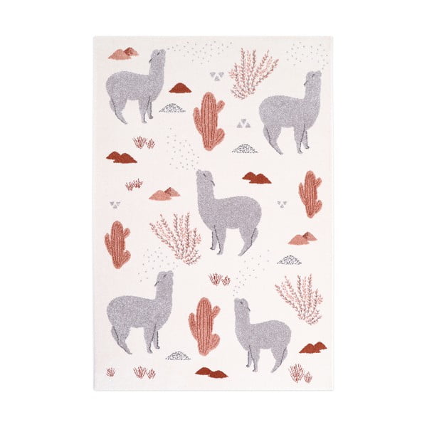 Krémovobiely detský koberec 120x170 cm Andina by Mon Petit Art – Nattiot