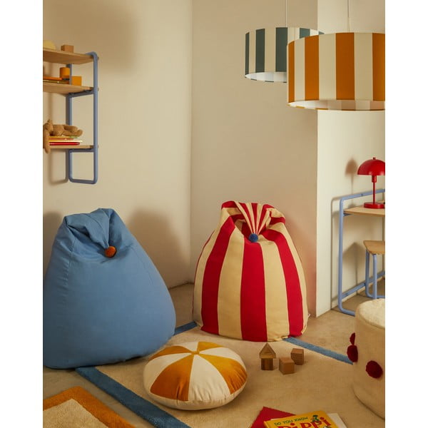 Modrý detský sedací vak Olvi – Kave Home-image-1