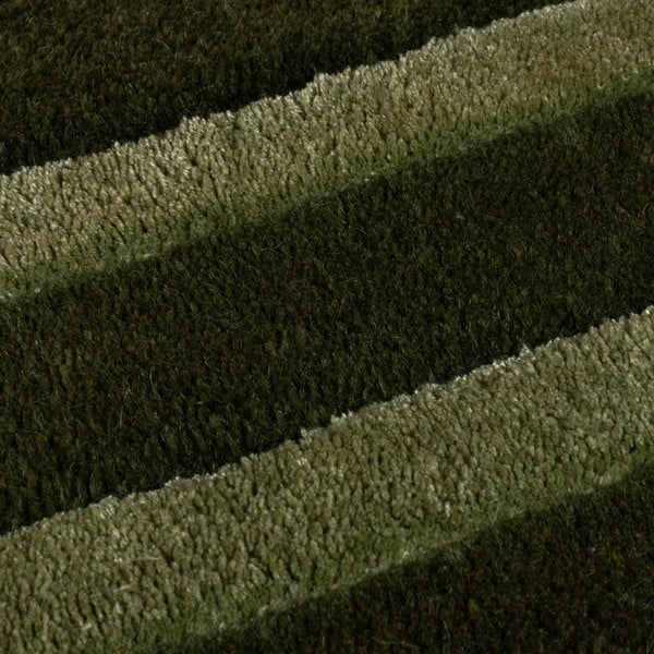 Tmavozelený ručne tkaný vlnený koberec 160x230 cm Gatsby – Flair Rugs-image-2