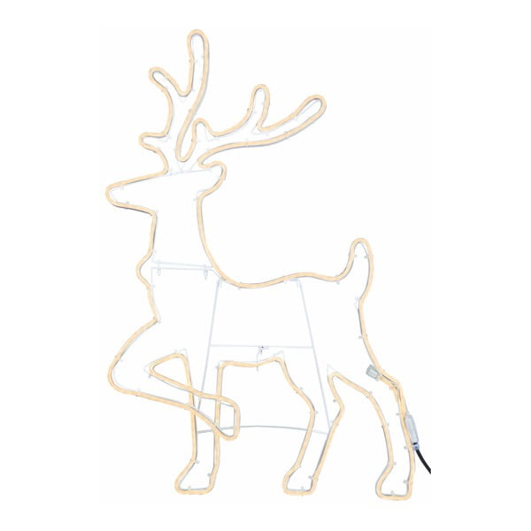 Svietiaca LED dekorácia Best Season Reindeer, 96 cm