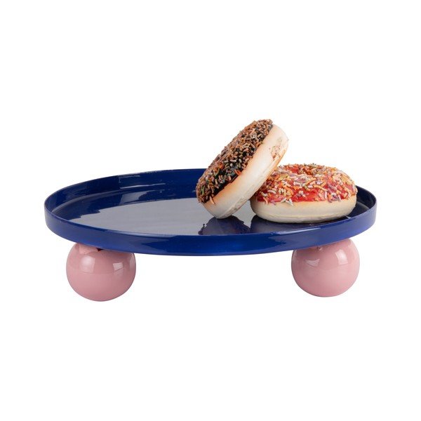 Kovová dekoratívna tácka ø 25 cm Double Funky – PT LIVING-image-3