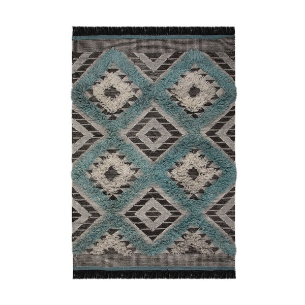 Sivo-modrý koberec Flair Rugs Julio, 160 x 230 cm