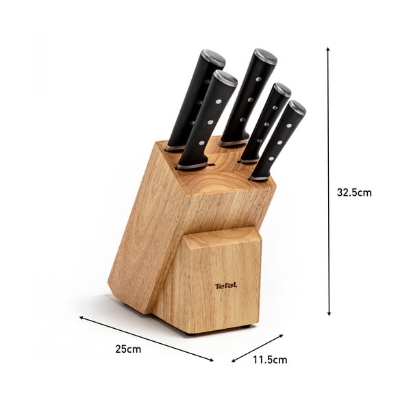 Blok na nože s 5 nožmi Ice Force - Tefal-image-2