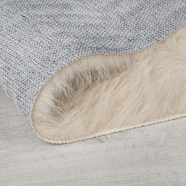 Béžová syntetická kožušina 80x150 cm Alpine Faux Fur – Flair Rugs-image-2