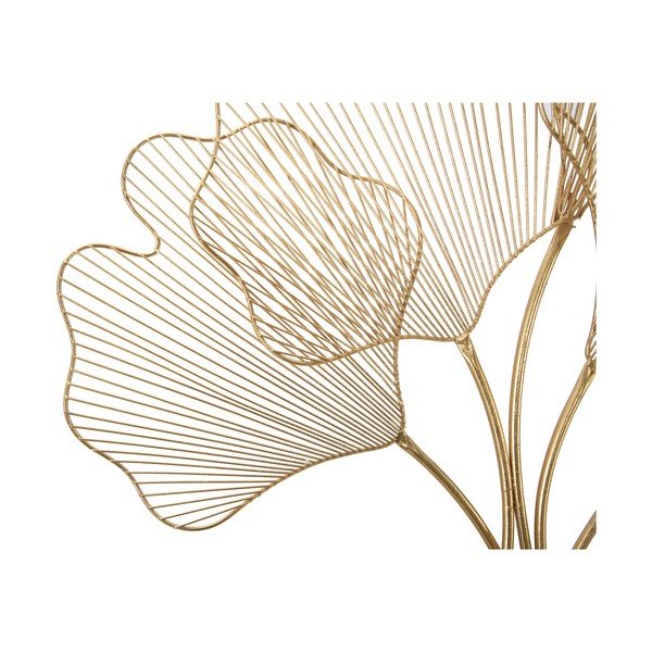 Nástenná dekorácia v zlatej farbe Mauro Ferretti Glam Leaf, 69 × 62 cm-image-3