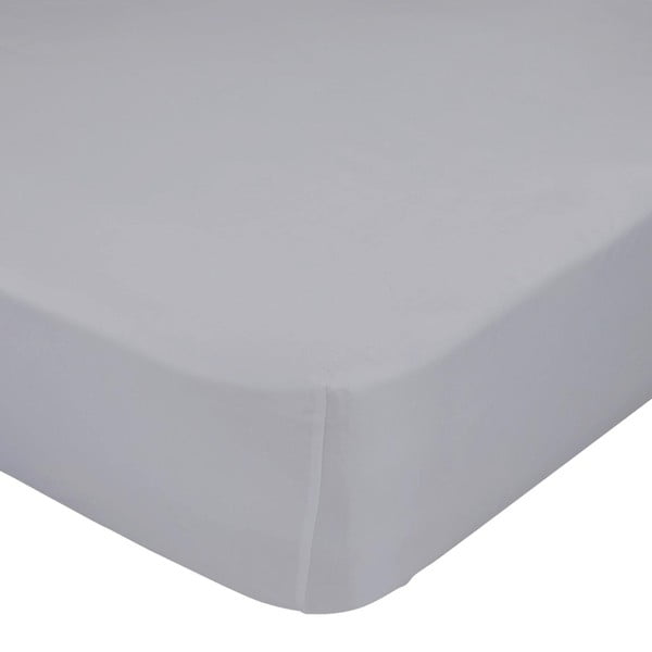 Sivá elastická plachta z čistej bavlny, 60 × 120 cm