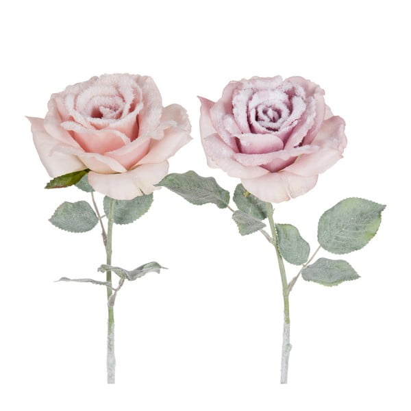 Sada dvoch umelých ruží s lístkami J-Line