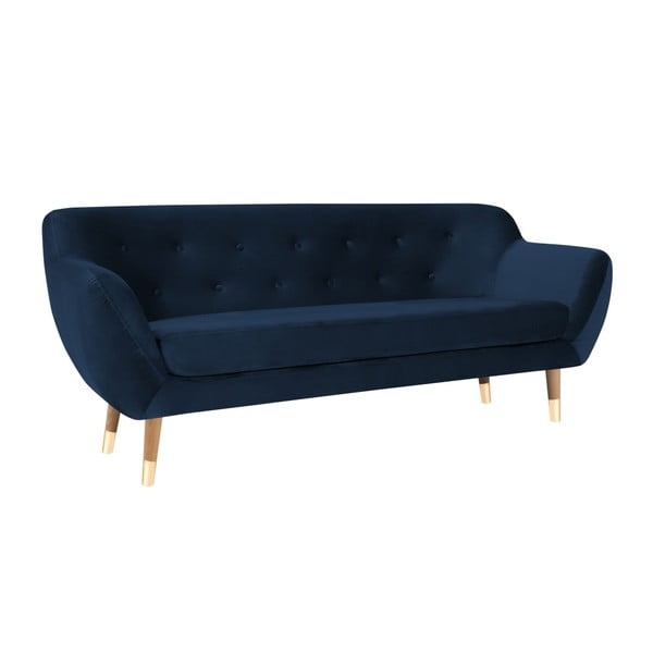 Tmavomodrá dvojmiestna pohovka Mazzini Sofas Amelie-image-4