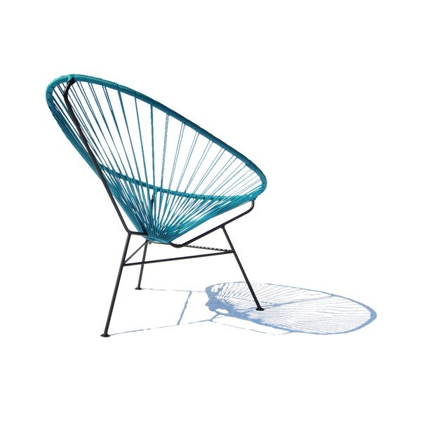 Kreslo Acapulco, petrolej, dĺžka 100 cm-image-2