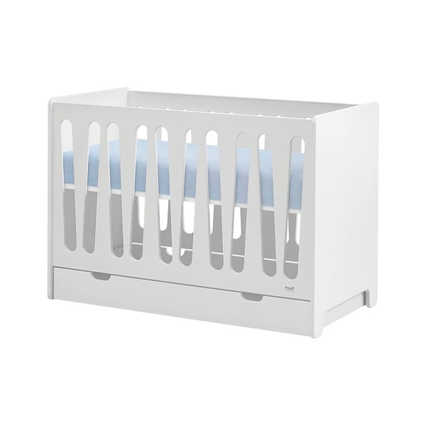 Biela detská postieľka Pinio Moon, 60 × 120 cm-image-2