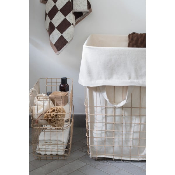Béžový kovovo-látkový kôš na bielizeň 64 l Store-It – Mette Ditmer Denmark-image-1
