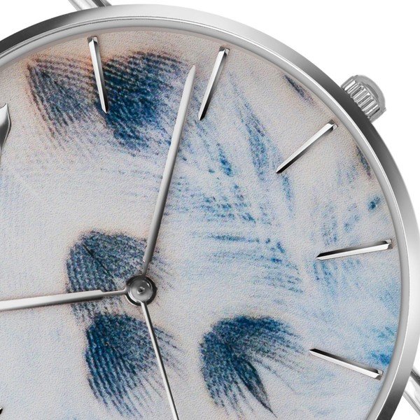 Dámske hodinky s modrým remienkom z pravej kože Emily Westwood Nataly-image-2