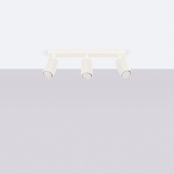Krémovobiele bodové svietidlo 6,5x45 cm Gleam – Sollux-image-3