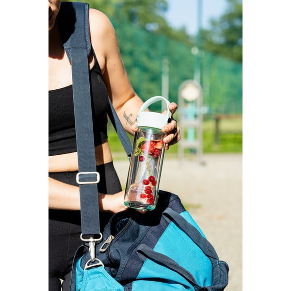 Sklenená fľaša v mentolovej farbe 350 ml Fuori – Vialli Design-image-2