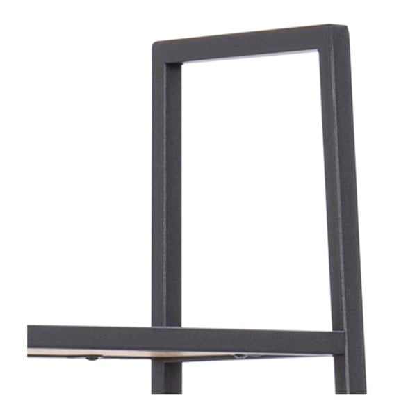 Regál v dekore duba v čierno-prírodnej farbe 77x175 cm Seaford – Actona-image-4