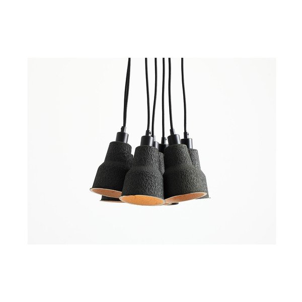 Čierne závesné svietidlo ø 32 cm Celulo – CustomForm-image-1