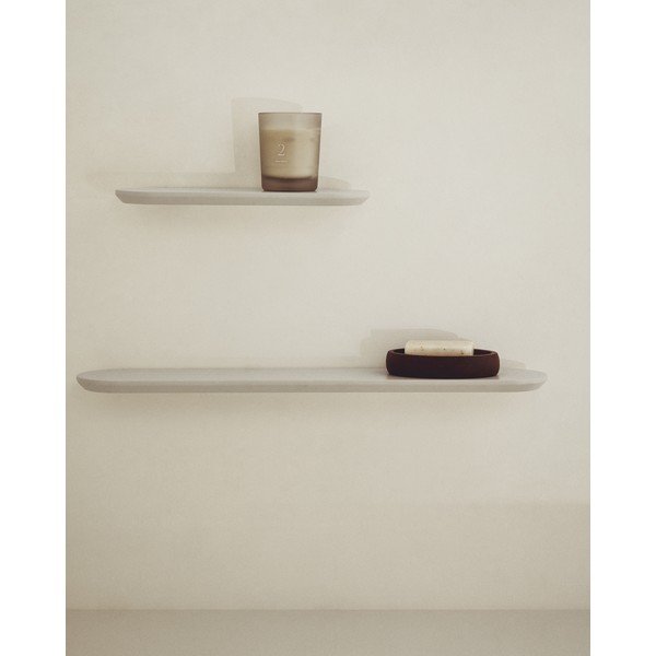 Béžové police v súprave 2 ks 55 cm Arely – Kave Home-image-1