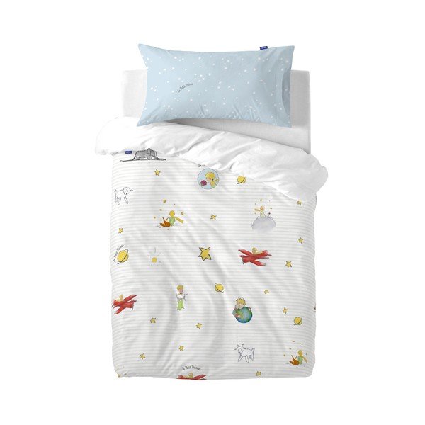 Detské bavlnené obliečky na paplón a vankúš Mr. Fox Son Monde, 100 × 120 cm