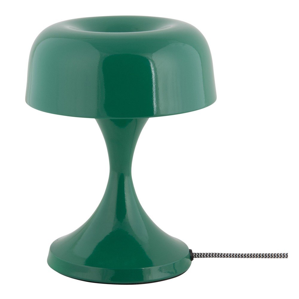 E-shop Zelená kovová stolová lampa (výška 20 cm) Moda Retro – Leitmotiv