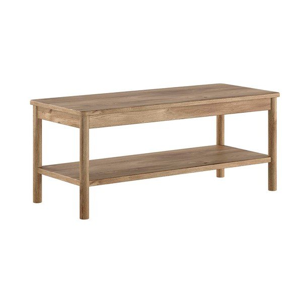 Drevená/z MDF lavica v prírodnej farbe Olive – Vipack