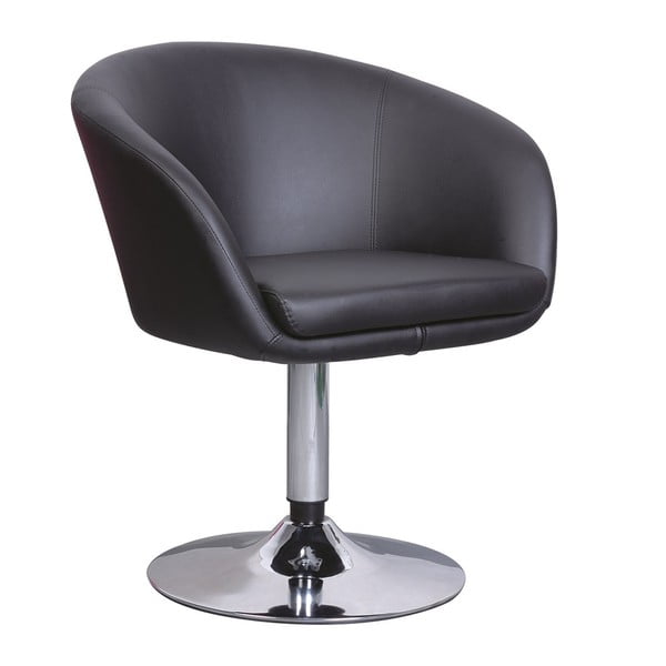Kreslo/barová stolička A322, čierna