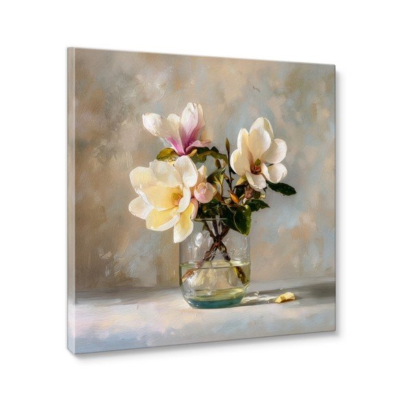 Tlačený obraz na plátne 32x32 cm Magnolias – Styler-image-3