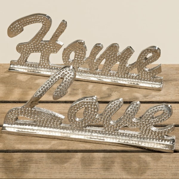 Sada 2 dekoratívnych nápisov Boltze Home And Love
