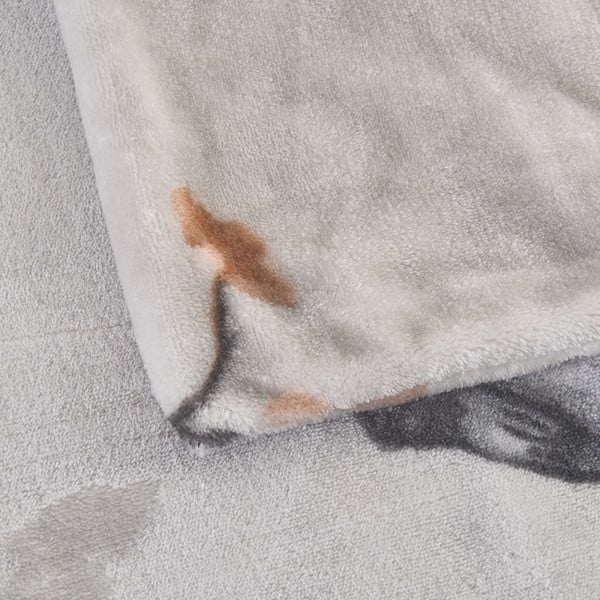 Sivé mikroplyšové obliečky na jednolôžko 140x200 cm Ronja – My House-image-2