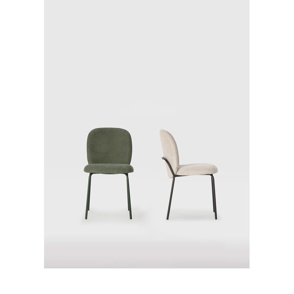 Zelené jedálenské stoličky v súprave 4 ks Daia – Marckeric-image-1