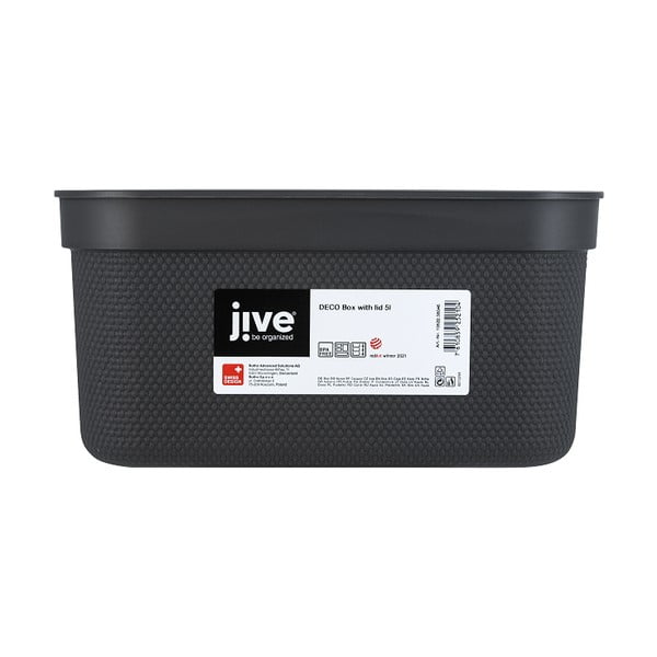 Plastový úložný box s vekom Deco - Rotho-image-4