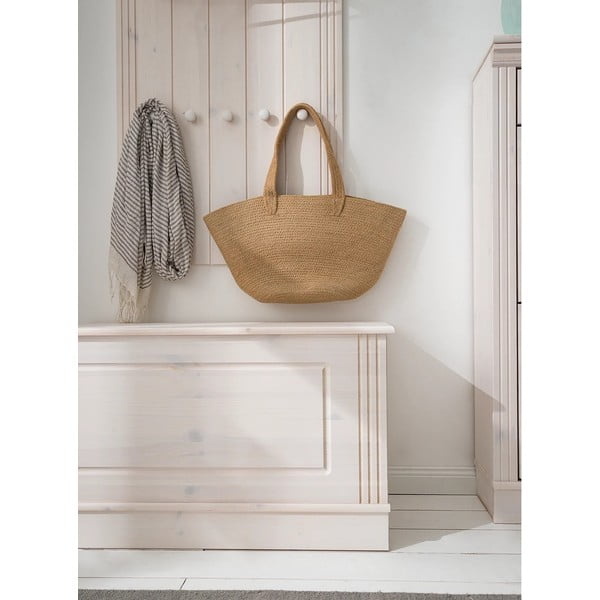 Biela truhlica z borovicového dreva 80x45 cm Anita – Støraa-image-1