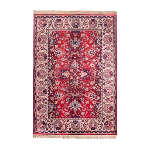 Červený koberec Dutchbone Bid, 200 × 300 cm