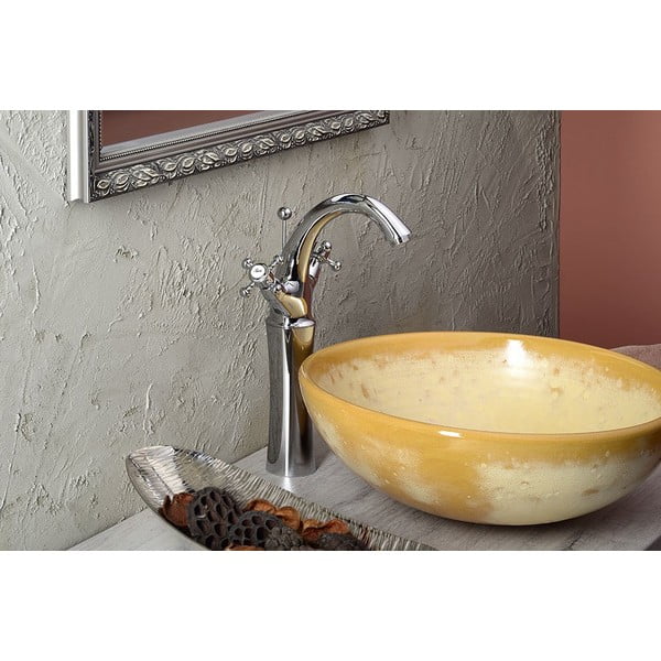 Stojančeková umývadlová batéria v lesklej striebornej farbe Antea – Sapho-image-1