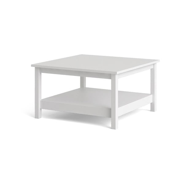 Biely konferenčný stolík 81x81 cm Madrid - Tvilum-image-2