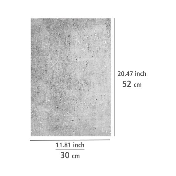 Kryty na sporák z tvrdeného skla v súprave 2 ks 52x30 cm Concrete - Allstar-image-2