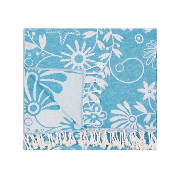 Tyrkysová hammam osuška Kate Louise Helene, 165 × 100 cm-image-4