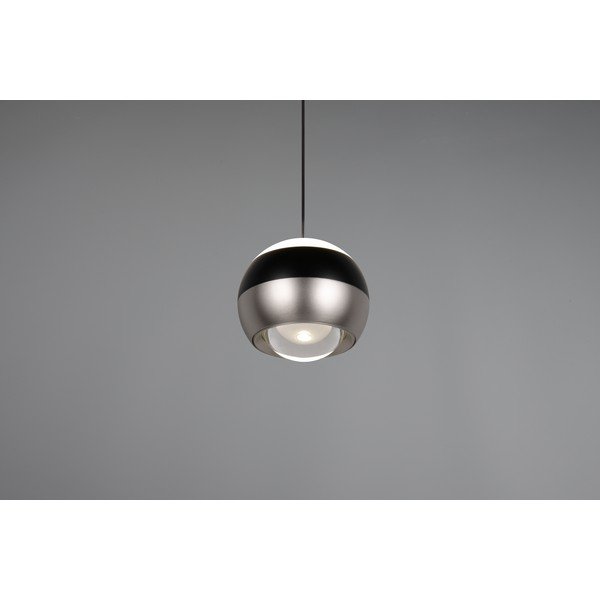 Čierne/v striebornej farbe LED závesné svietidlo ø 15,5 cm Orbit – Trio Select-image-3