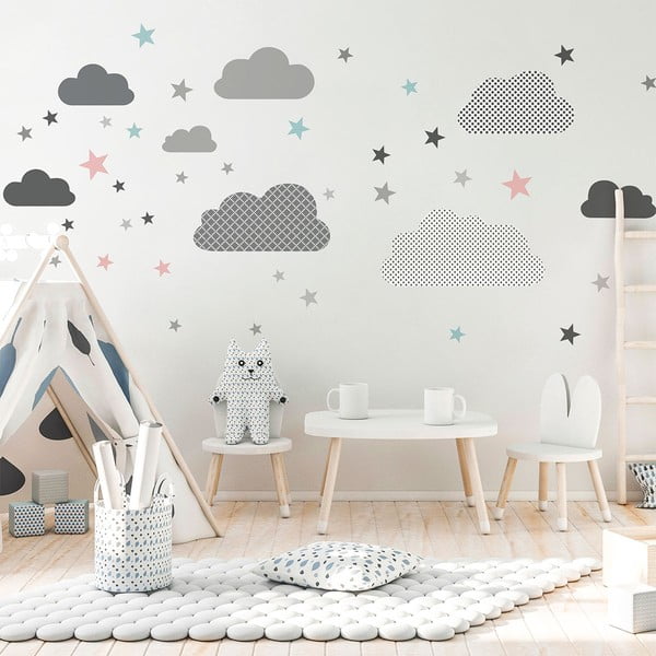 Nástenná samolepka Ambiance Scandinavian Clouds From The Far North-image-1