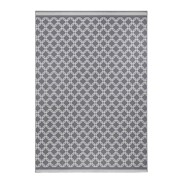 Sivý koberec Zala Living Chain, 200 × 290 cm