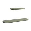 Zelené police v súprave 2 ks 55 cm Arely – Kave Home