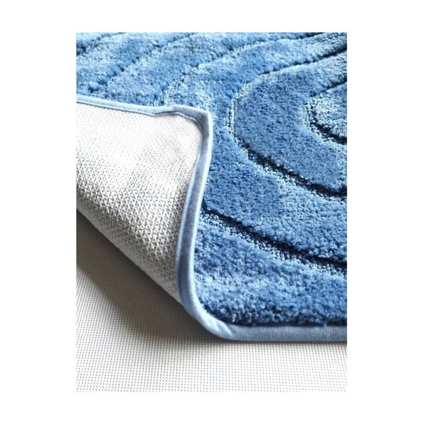 Modrá kúpeľňová predložka 50x80 cm – JAHU collections-image-1