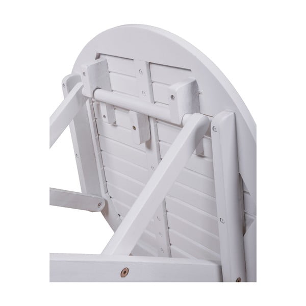 Okrúhly záhradný odkladací stolík z eukalyptového dreva ø 50 cm Mesa – Garden Pleasure-image-1