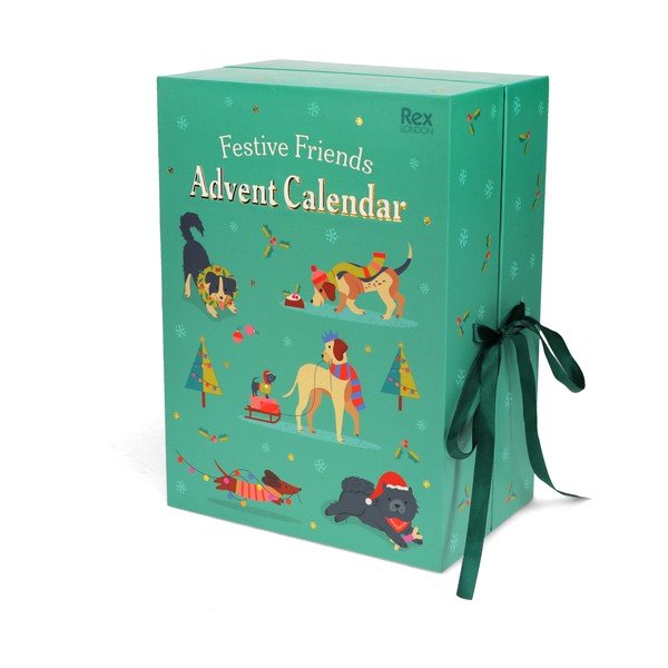 Adventný kalendár 37,5 cm Festive Friends – Rex London-image-2